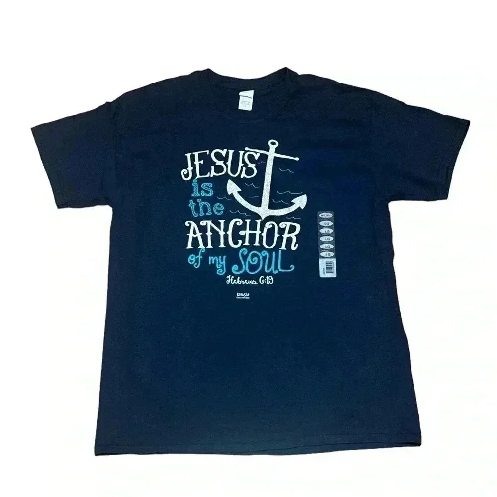 Jesus Anchor Bible Christian Church God T-Shirt